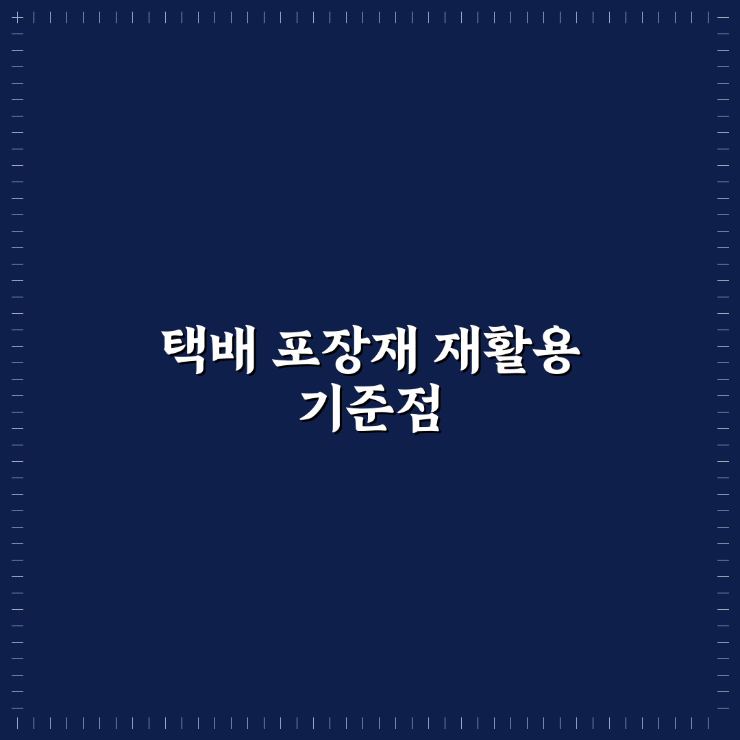 택배 포장재 재활용 5가지 핵심가이드와 실천 체크포인트