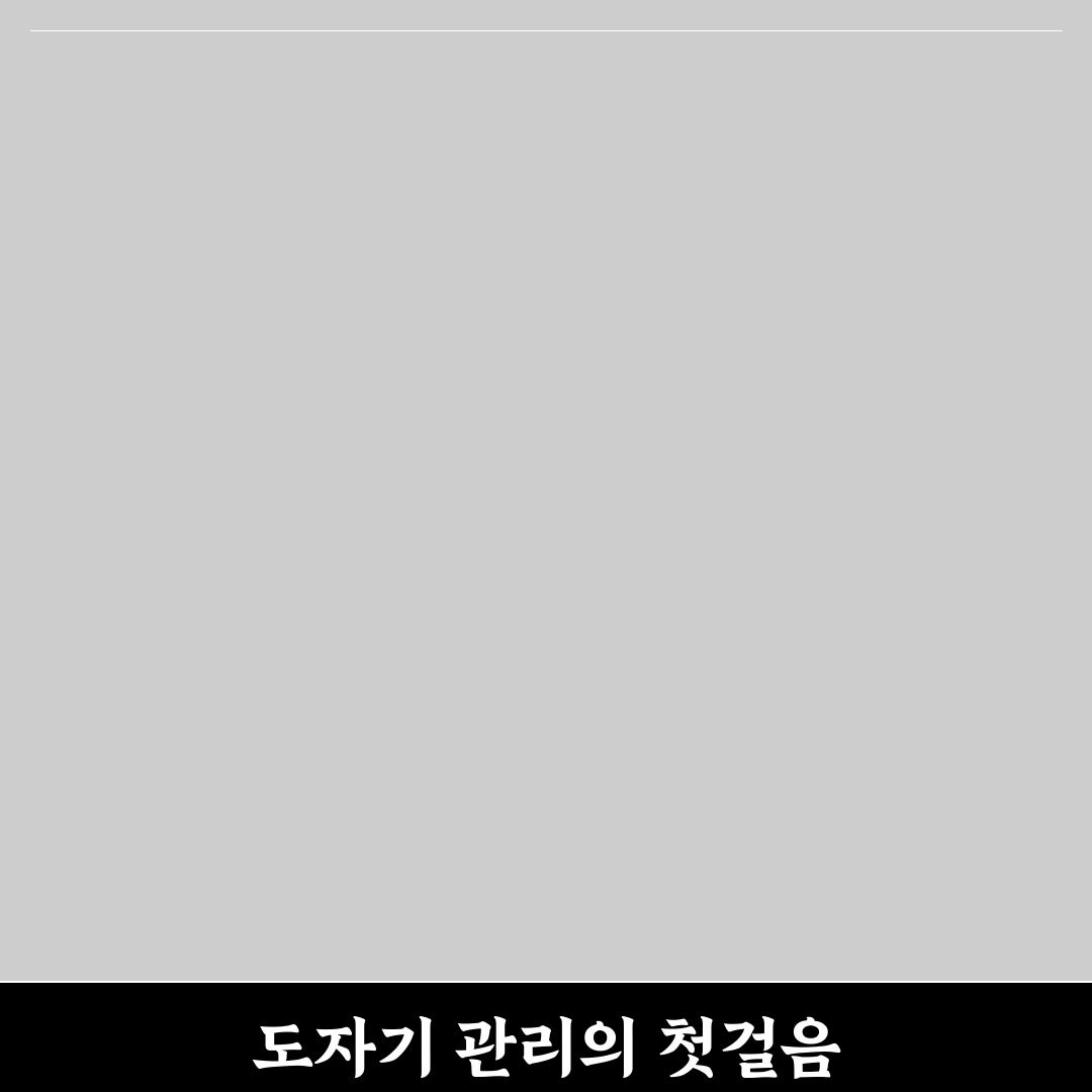도자기 그릇 깨끗하게 관리하는 5가지 핵심가이드 총정리