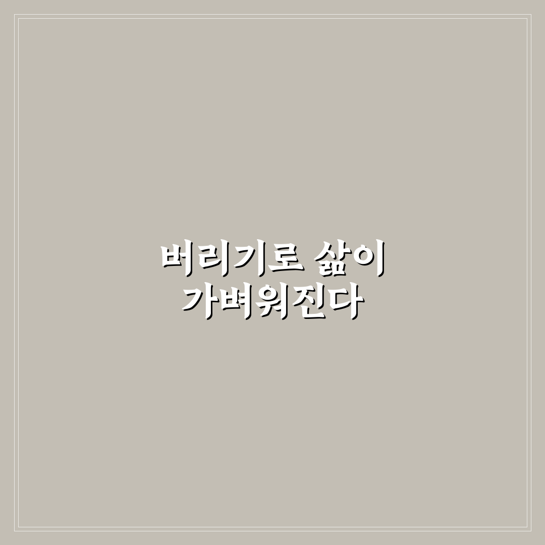 버리기 습관 들이기 핵심가이드 5포인트 비교와 판단 기준