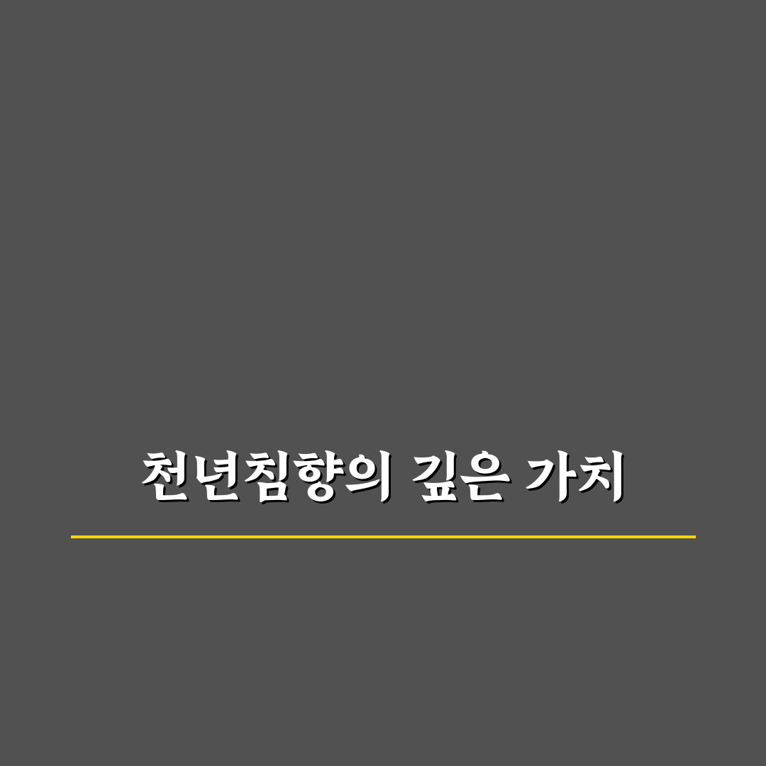 휴럼 천년프리미엄침향환 사용법과 효과 꿀팁 공유
