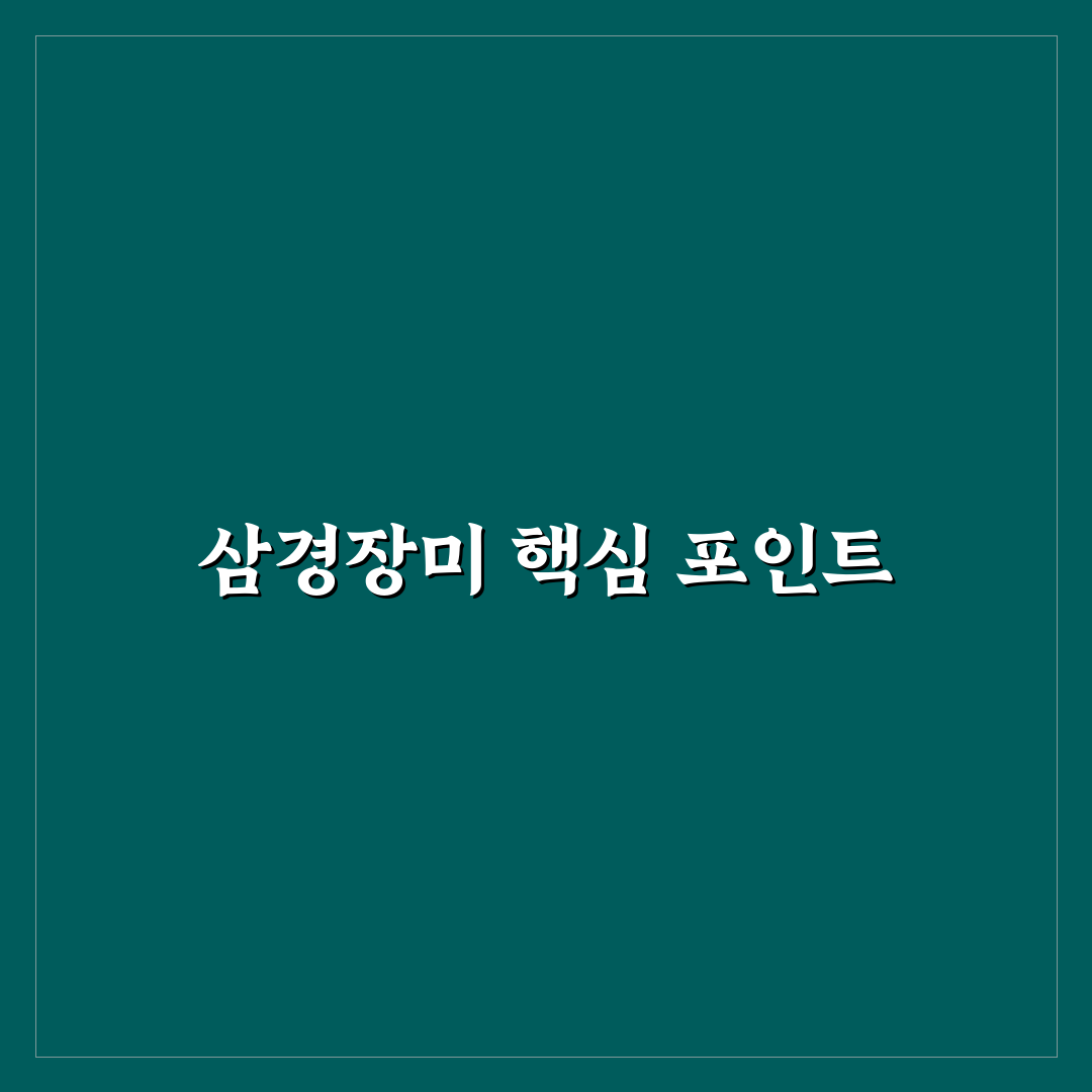 삼경장미아파트 가격과 평면 비교 분석 가이드