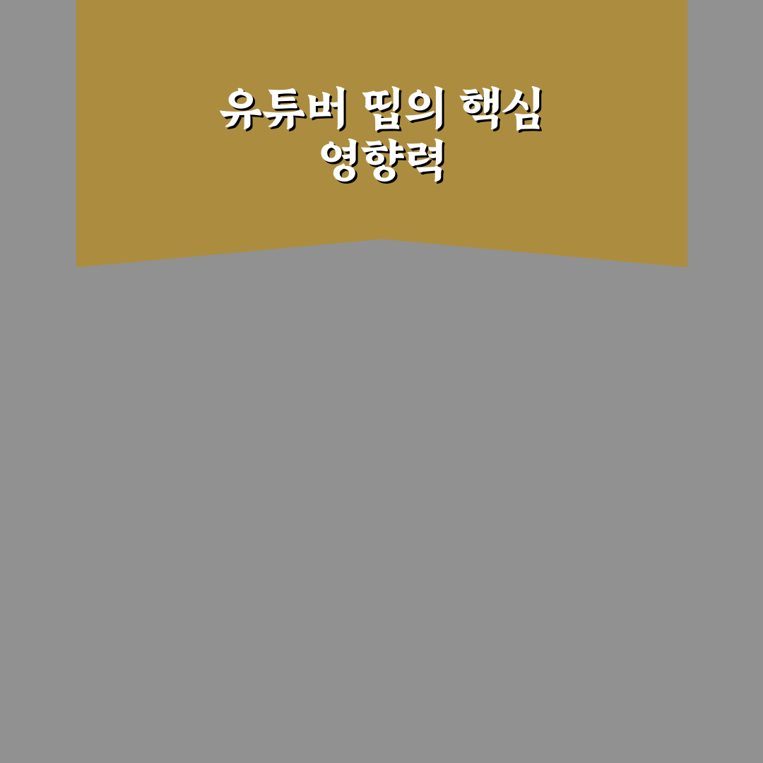 유튜버 띱 초보자도 쉽게 배우는 꿀팁 정리