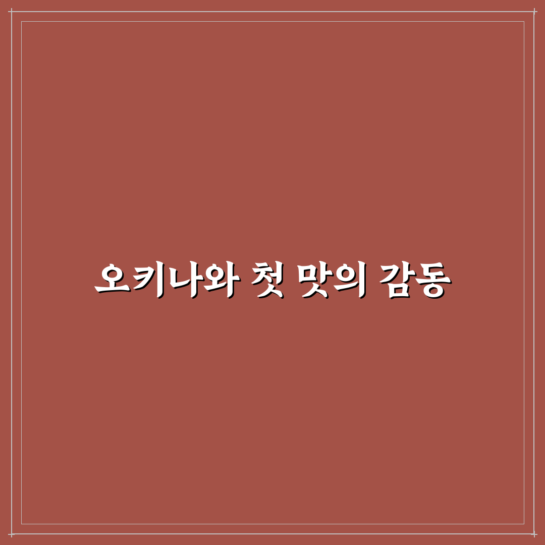 오키나와 후라이 방문 후기, 현지에서 직접 먹어보니