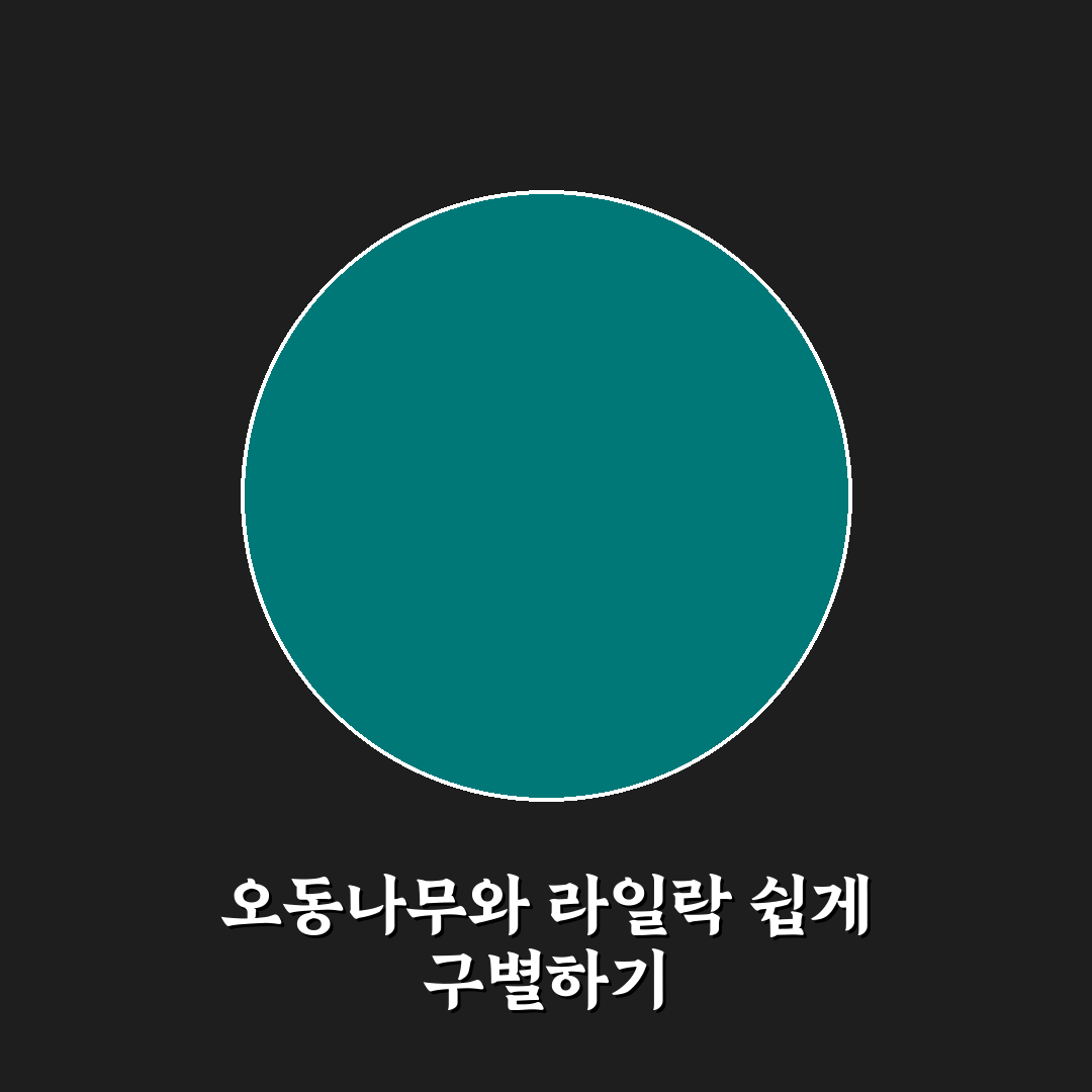 오동나무와 라일락 차이 5가지 기준별 비교 분석