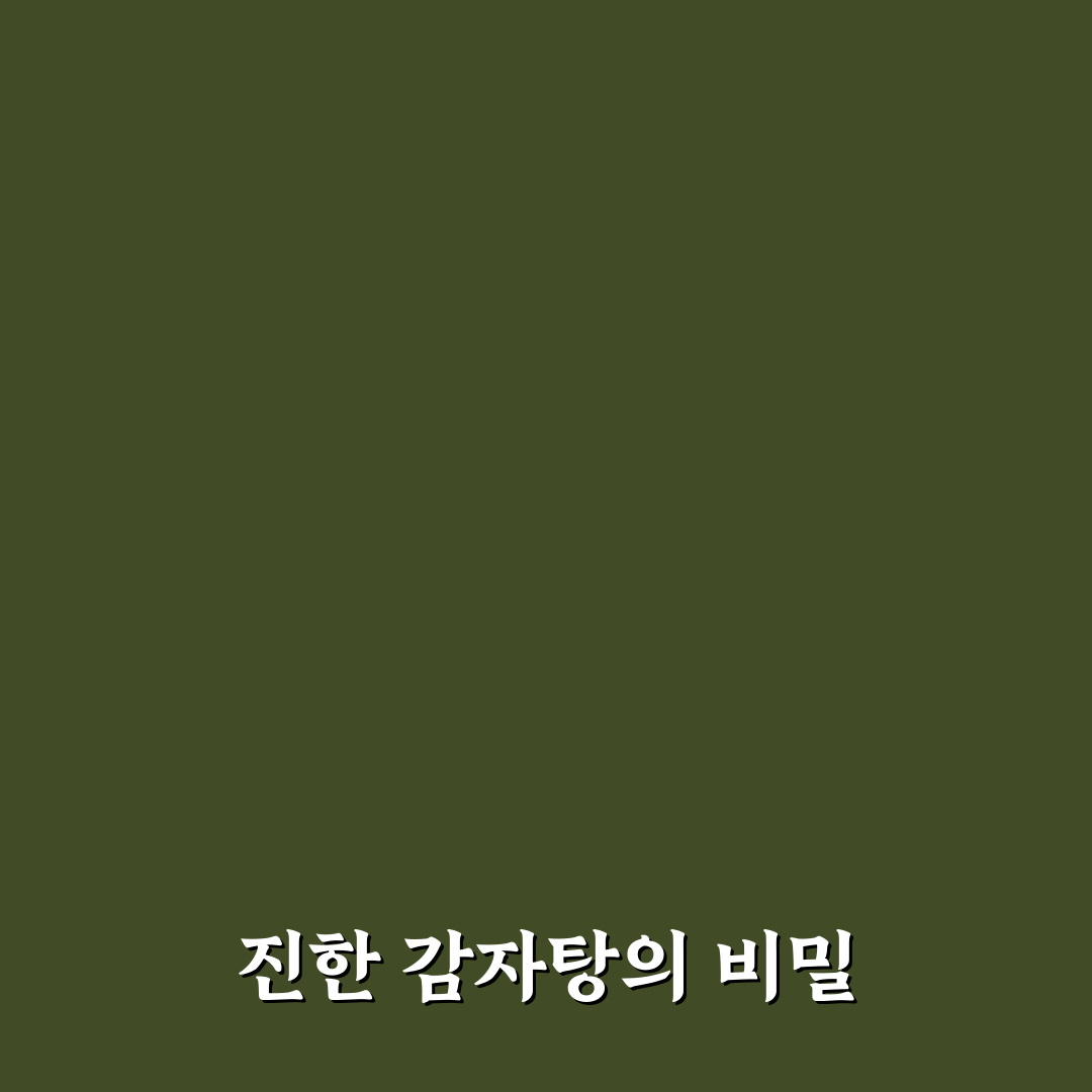 참이맛 감자탕 블랙 5가지 비교 분석과 선택 기준 총정리