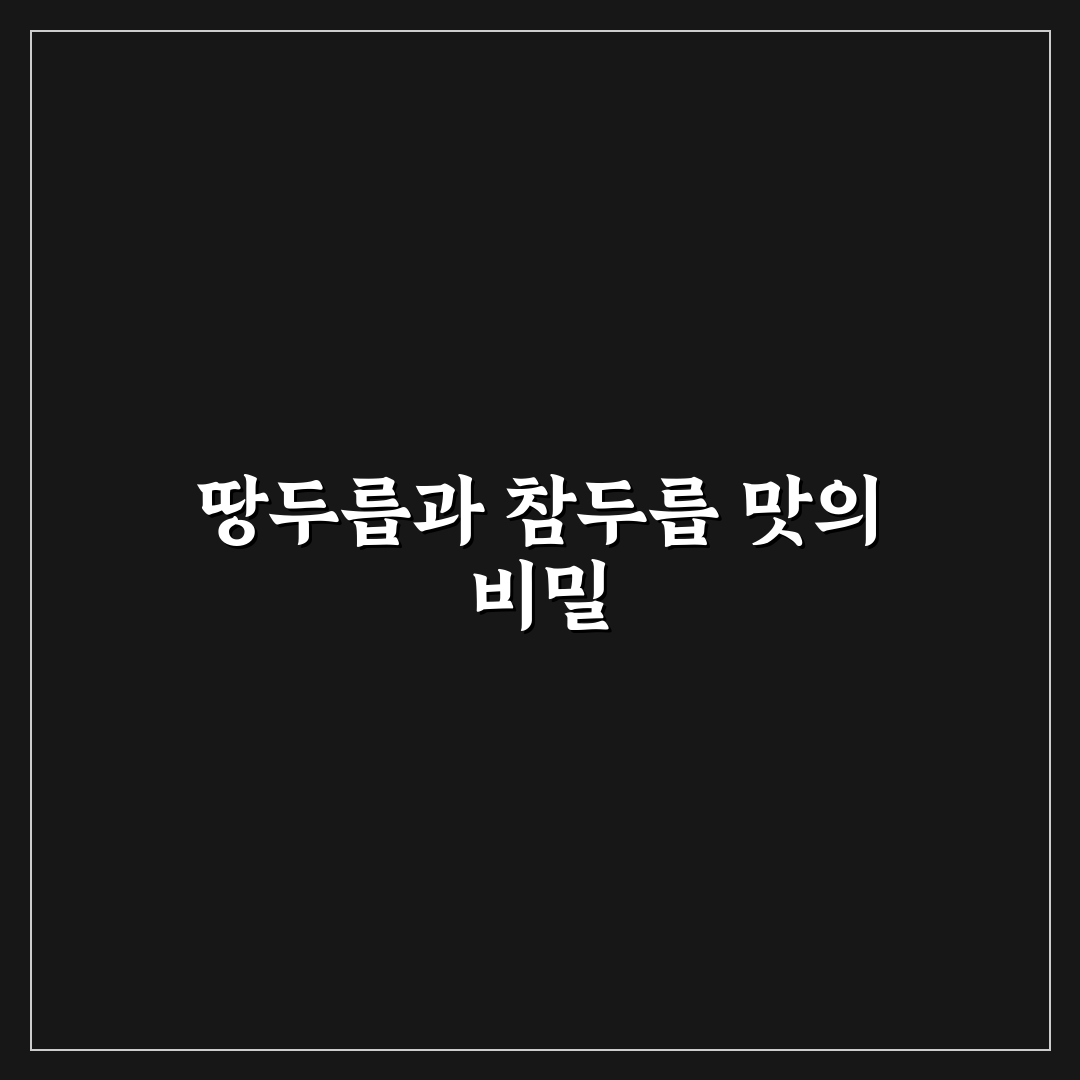 땅두릅 참두릅 맛차이 비교와 5가지 체크포인트 분석